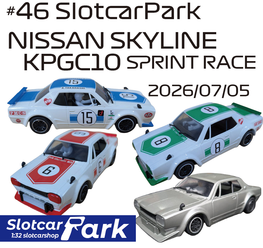 スロットカーパーク レース #46 SlotcarPark NISSAN SKYLINE KPCG10