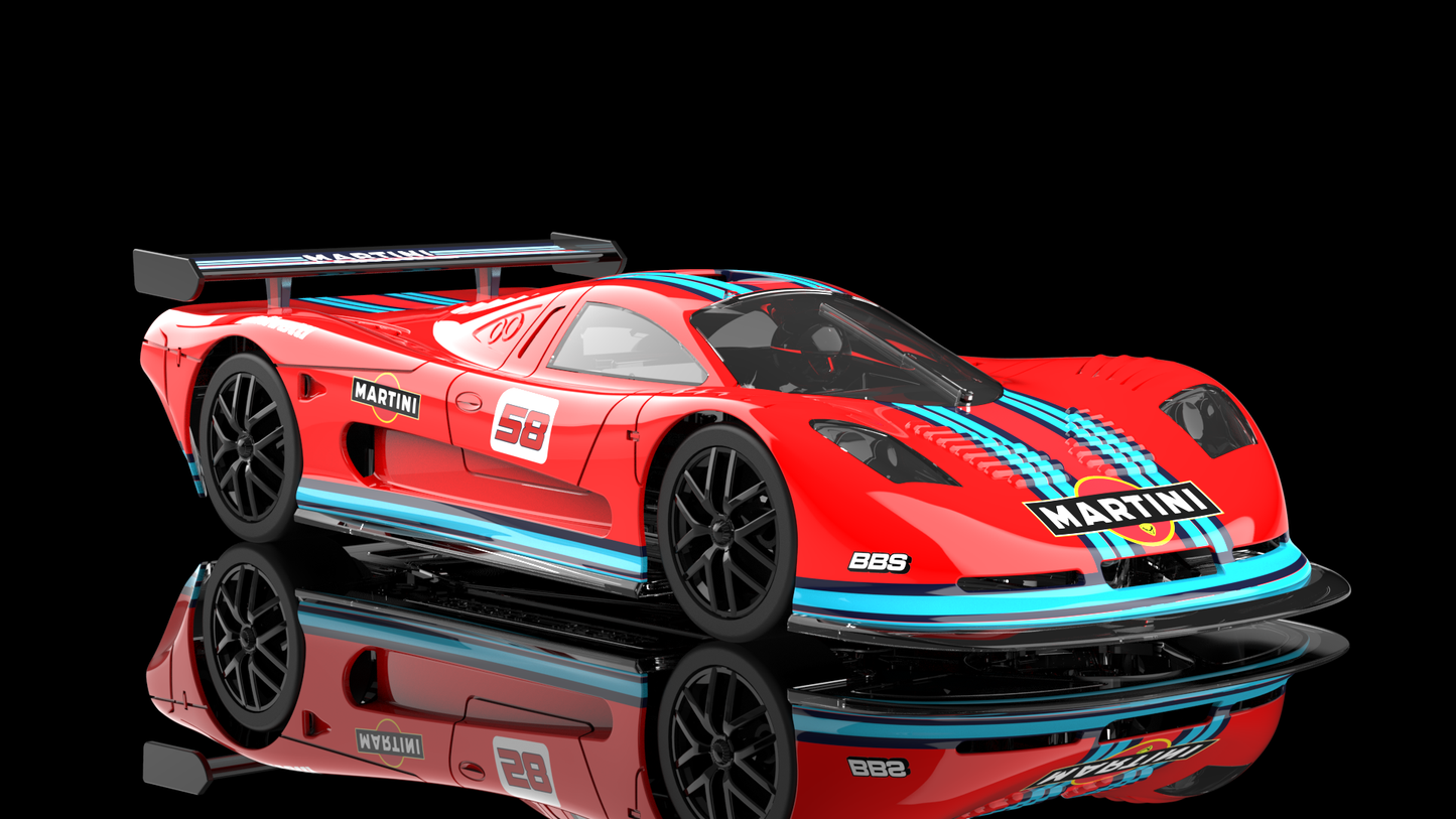 NSR 0558AW5 MOSLER MT900R MARTINI LIVERY RED #58