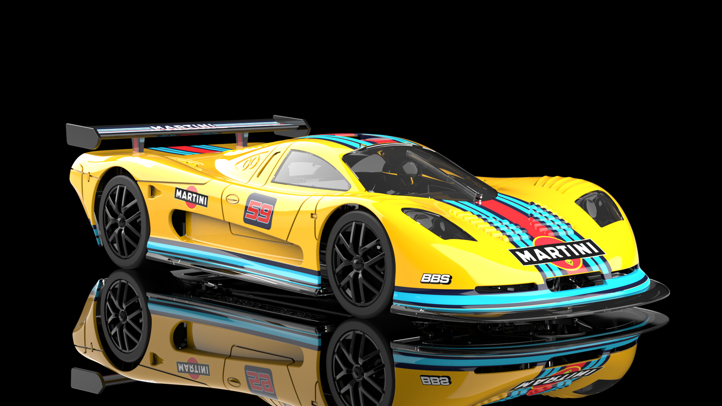 NSR 0559AW5 MOSLER MT900R MARTINI LIVERY YELLOW #59