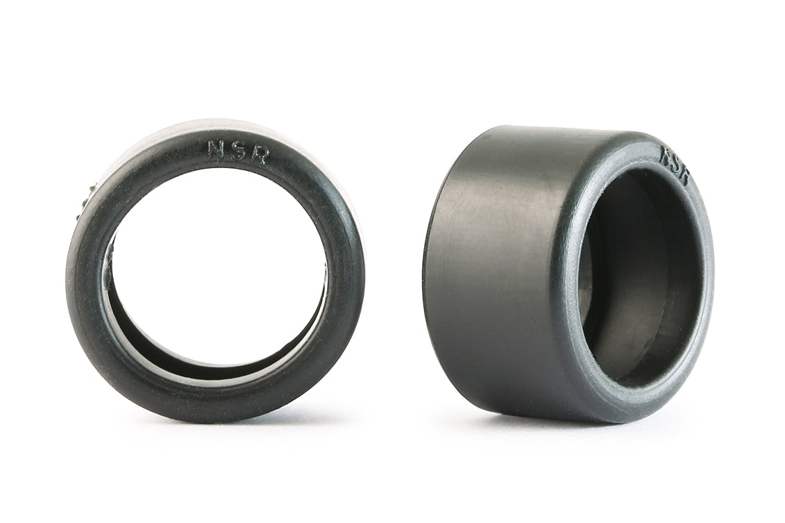 SPECIAL RTR SLICK 3/32 REAR FOR GT3 NSR 19.5X11 RACING TYRES (FOR 17.3 NSR ORIGINAL RIMS) - BLACK