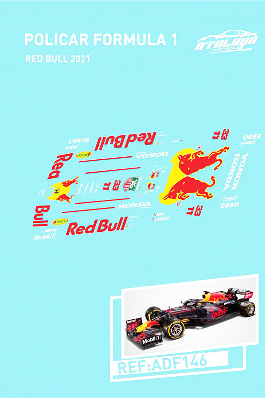 Atalaya Slot Decals POLICAR F1 RED BULL 2021 (ADF146)