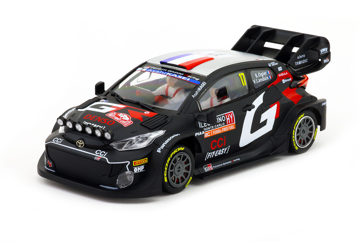 AvantSlot Toyota GR Yaris WRC1 - Montecarlo 2024 - Ogier (av52681a)