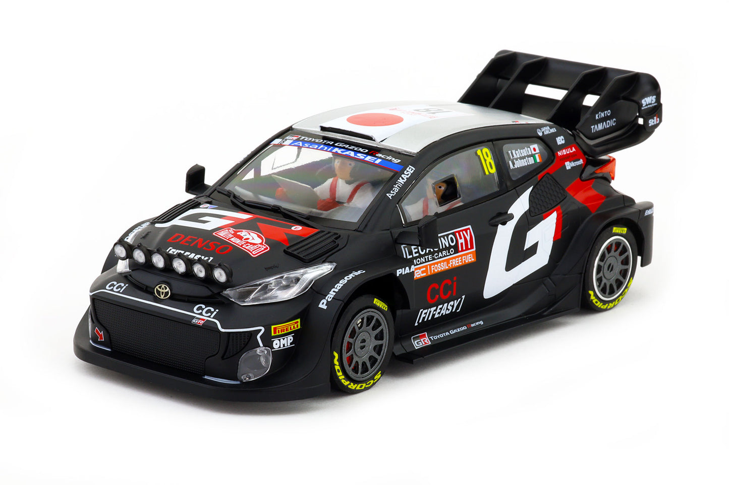 AvantSlot Toyota GR Yaris WRC1 - Montecarlo 2024 - Katsuta (av52681c)