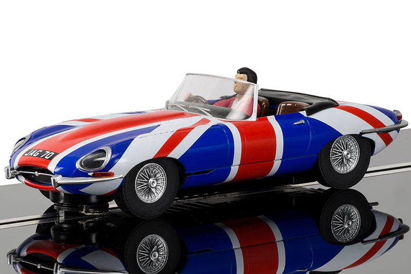 Scalextric JAGUAR E-TYPE UNION JACK