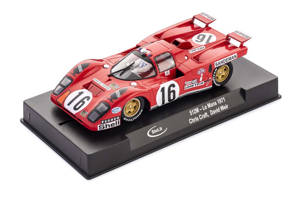slot.it Ferrari 512M n.16 - 24h Le Mans 1971