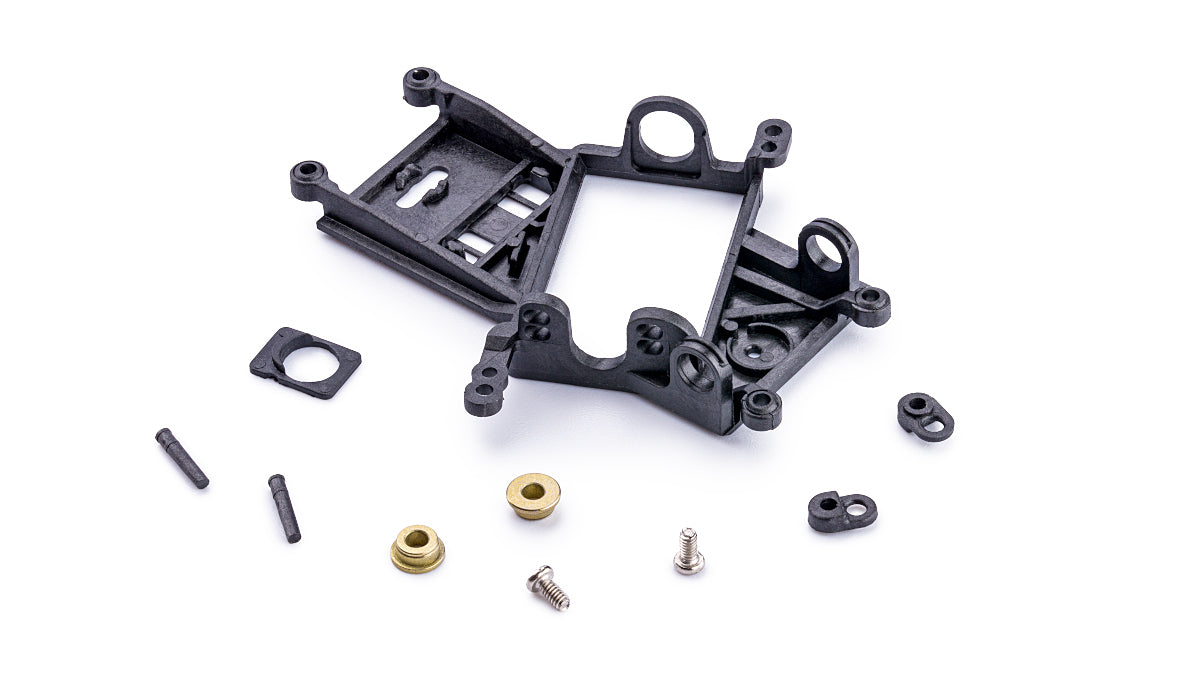 slot.it アングルワインダー用モーターマウント 1.25mmオフセット カーボンファイバー ボールベアリング仕様(CH124)