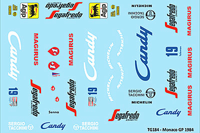 Decals McLaren MP4-4 Monaco GP #12