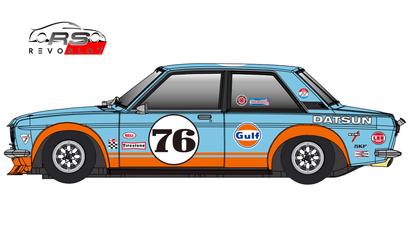 RevoSlot Datsun 510 Gulf Racing #76 (RS0238)