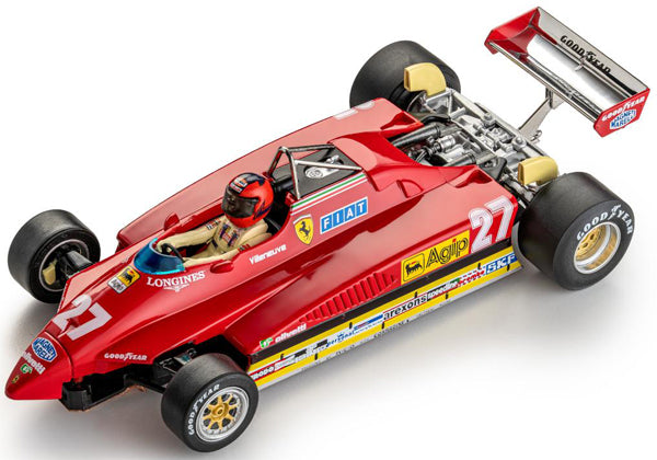 【予約受付中】Policar CAR09b Ferrari 126C2 2nd Imola GP 1982 Gilles Villeneuve