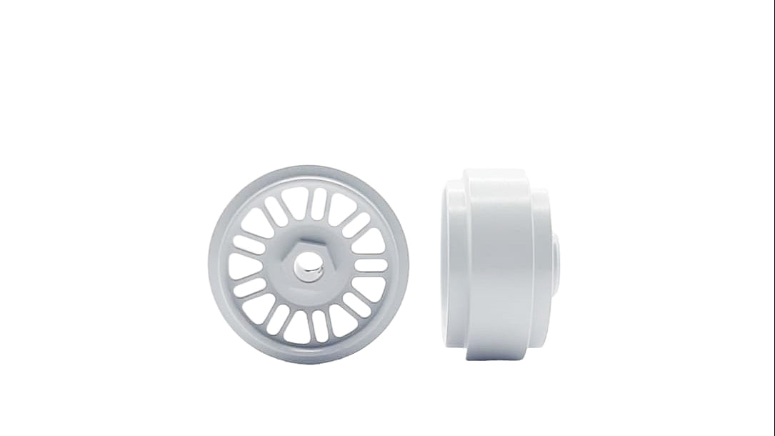 STAFFS Slot BBS Style 16.9 X 8.5MM White (STAFFS178)