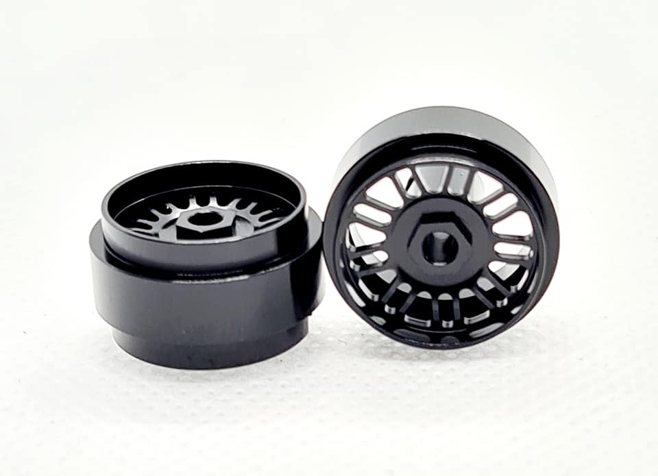 STAFFS 16.9 X 8.5MM Black BBS Style Alloy Wheels (STAFFS35)