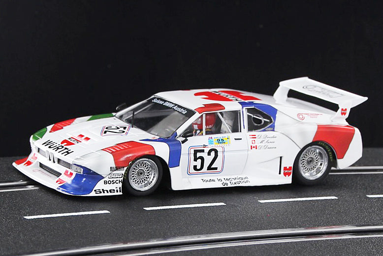 Sideways BMW M1 NEW MOLD Sauber - BMW OLYMPUS Blue