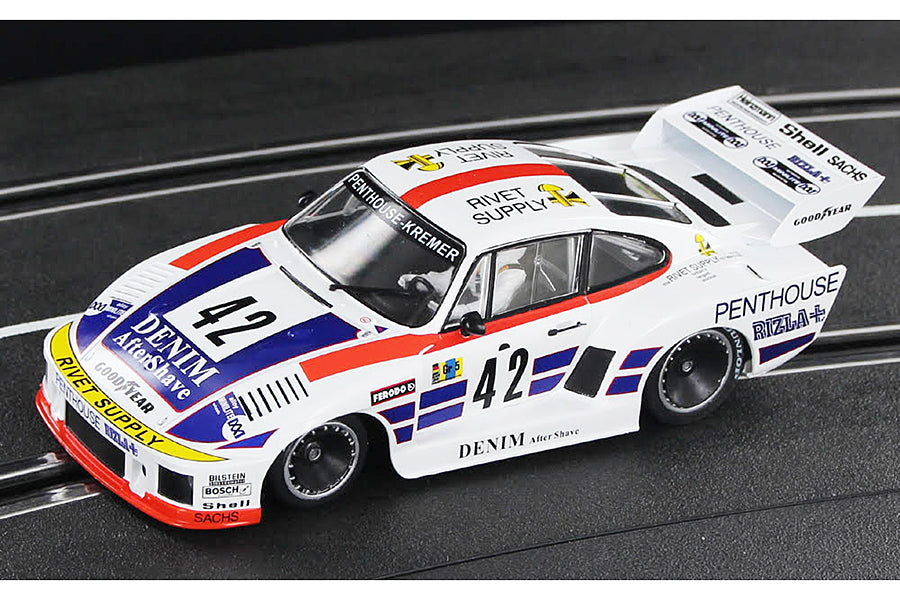 Sideways Porsche Kremer 935K2 1977 24 Hours Of Le Mans