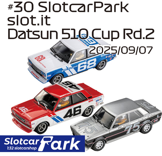 スロットカーパーク レース 　#30 SlotcarPark slot.it Datsun 510 Cup Rd.2