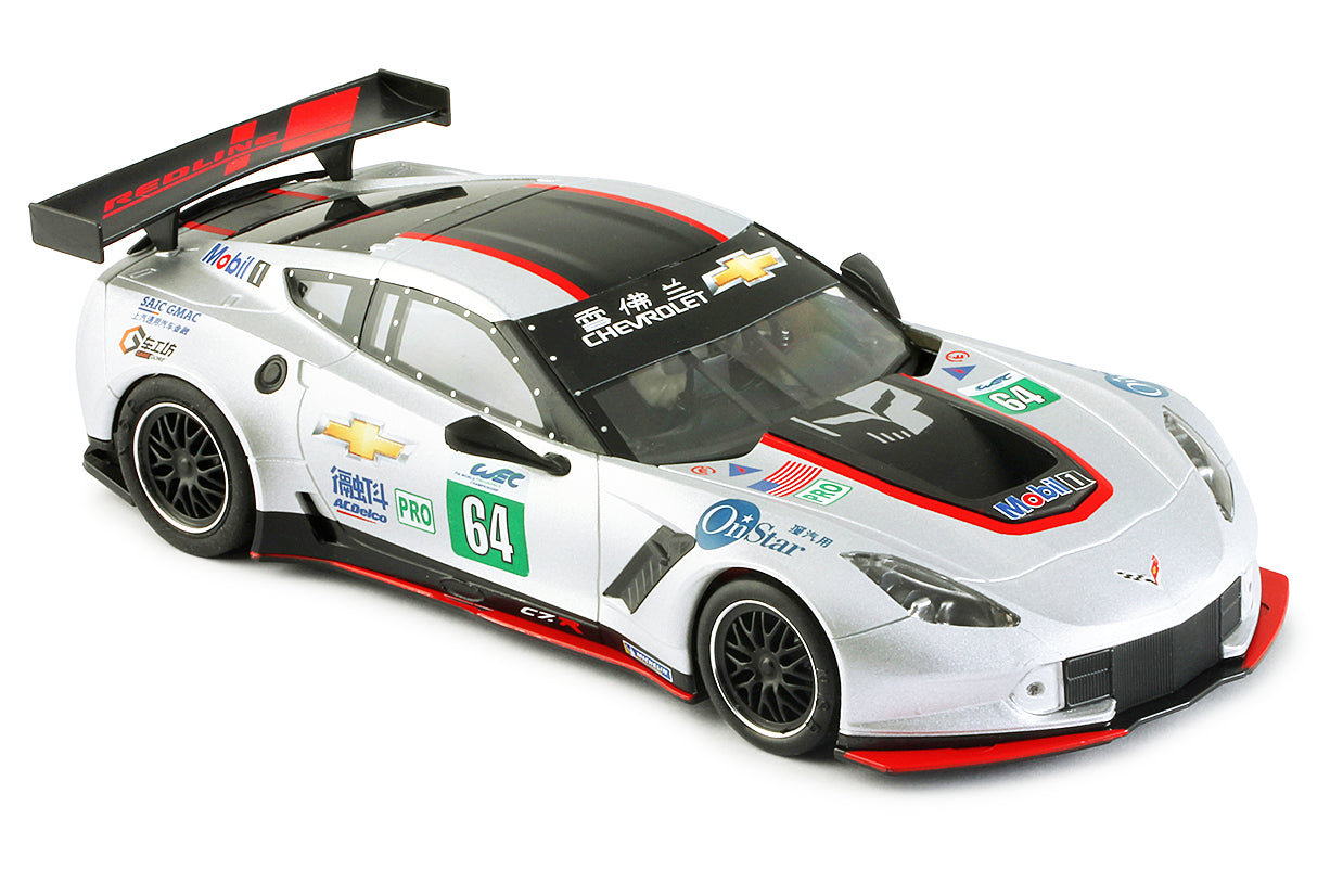 NSR Corvette C7R Redline Silver Shanghai 2018 (0096AW)