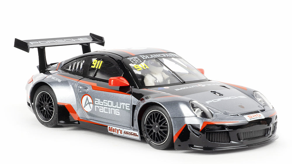 Absolute Racing Porsche Rear NSR Porsche 997 Absolute Racing #911 Red – SLOTCARPARK