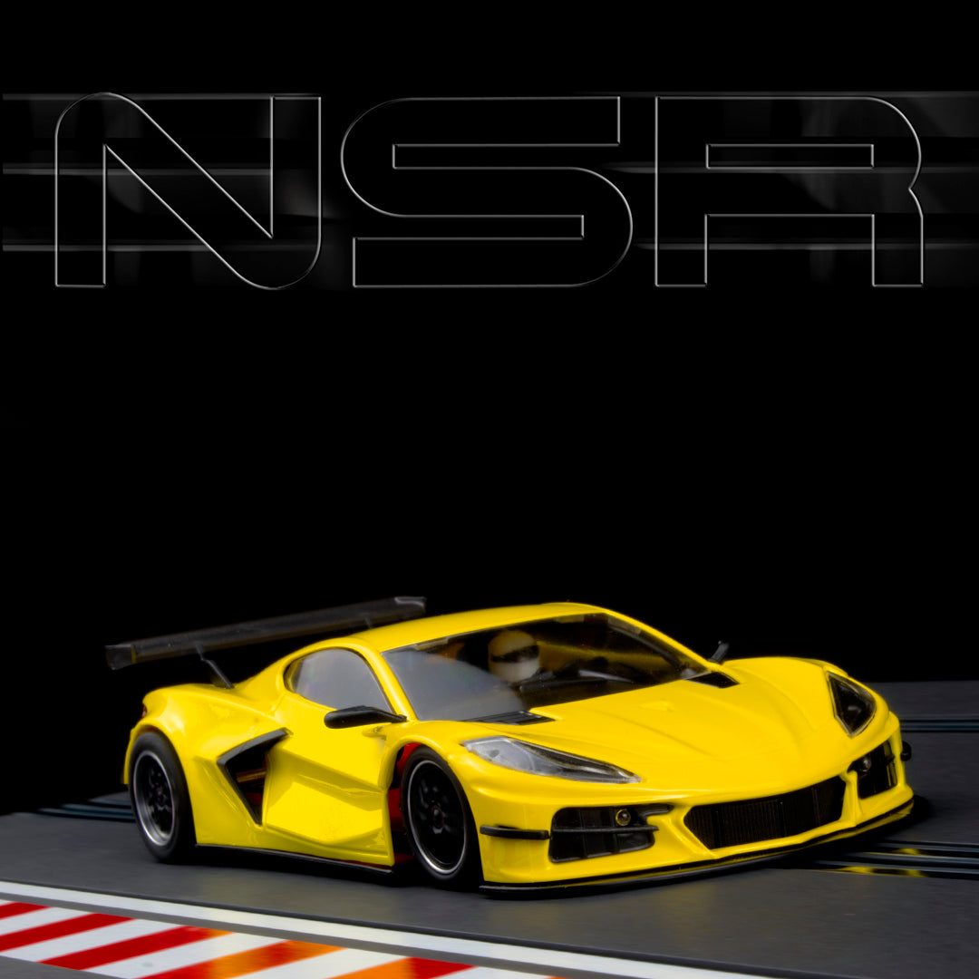 NSR CORVETTE C8.R TEST CAR YELLOW (0395AW)