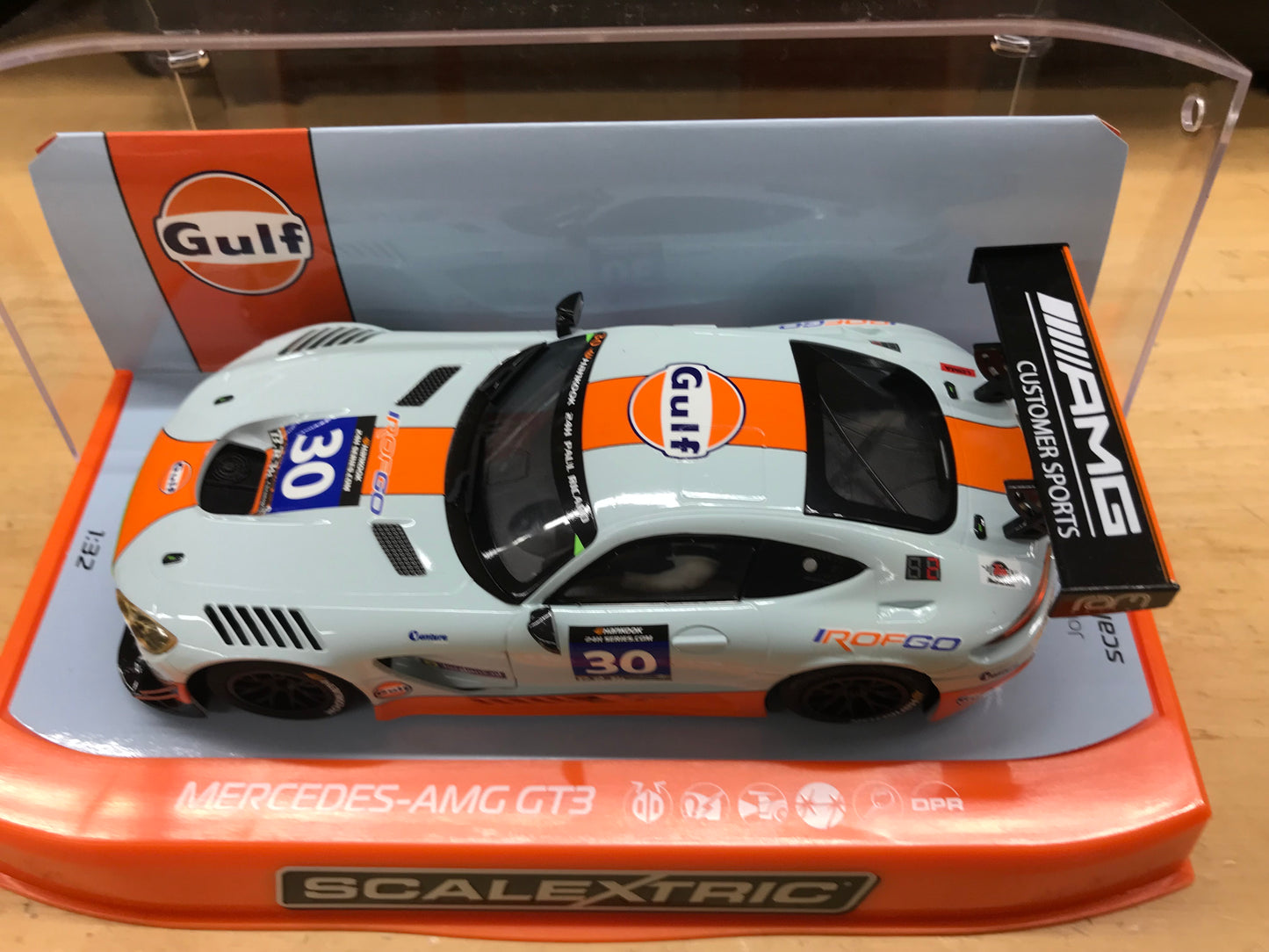 Scalextric Mercedes AMG GT3 Gulf 【USED】