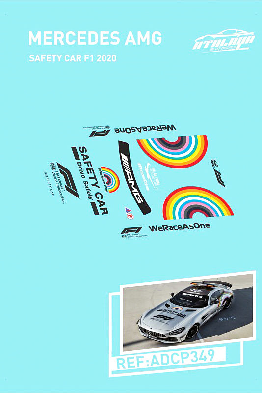 Atalaya Slot Decals MERCEDES AMG SAFETY CAR F1 2020(ADCP349)