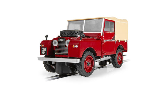 【予約受付中】 Scalextric Land Rover Series 1 - Poppy Red (C4493)