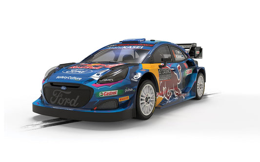 [Pre Order] Scalextric Ford Puma Rally1 - Monte Carlo 2023 - Tanak/Jarveoja Rally And Single Seater(C4501)