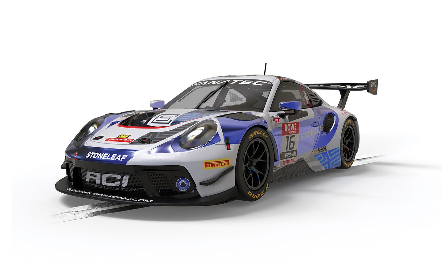 【予約受付中】 Scalextric Porsche 911 GT3 R - ACI Motorsports 2023 (C4522)