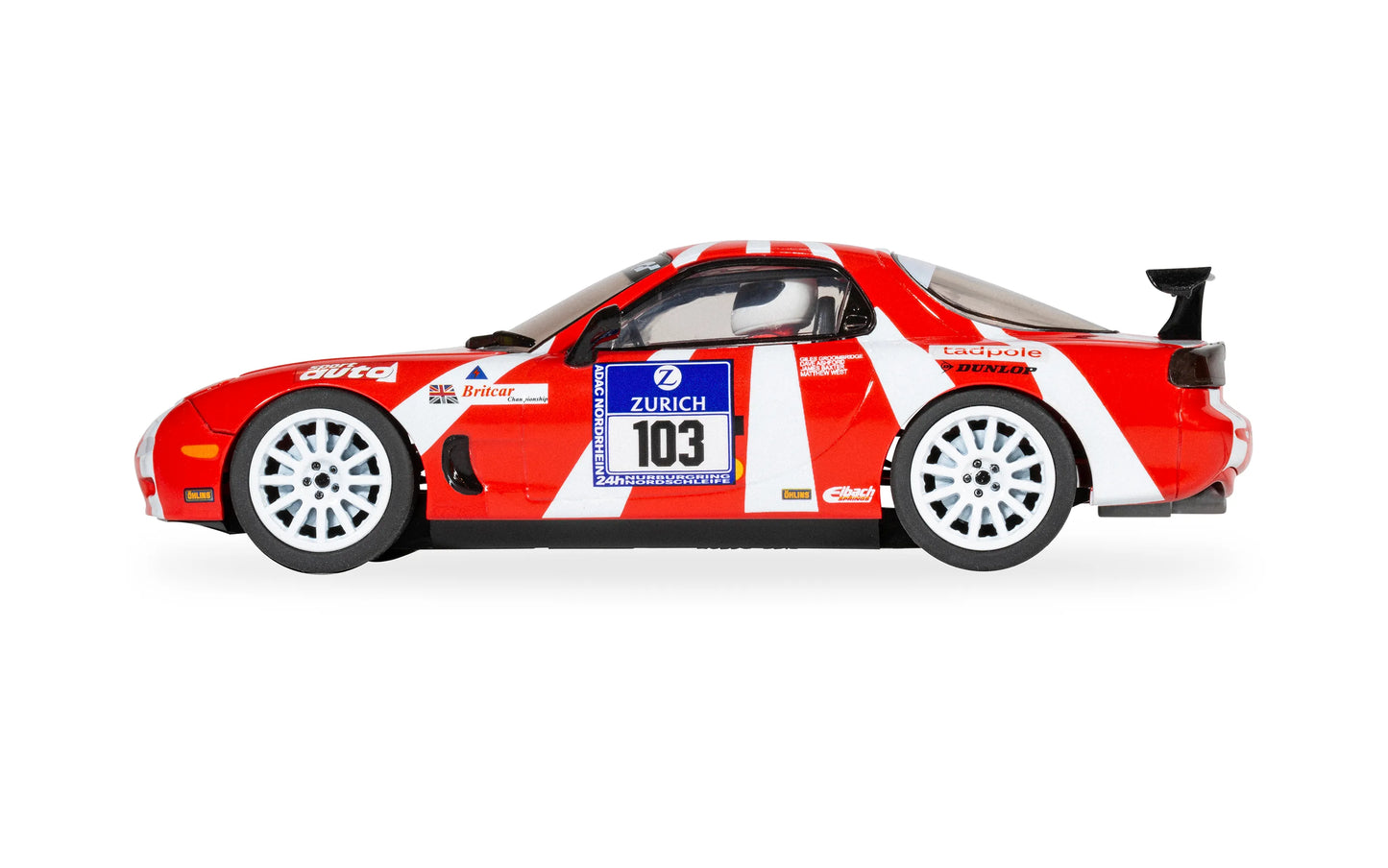 Scalextric C4626 Mazda RX7 FD - Nurburgring 24hrs 2007