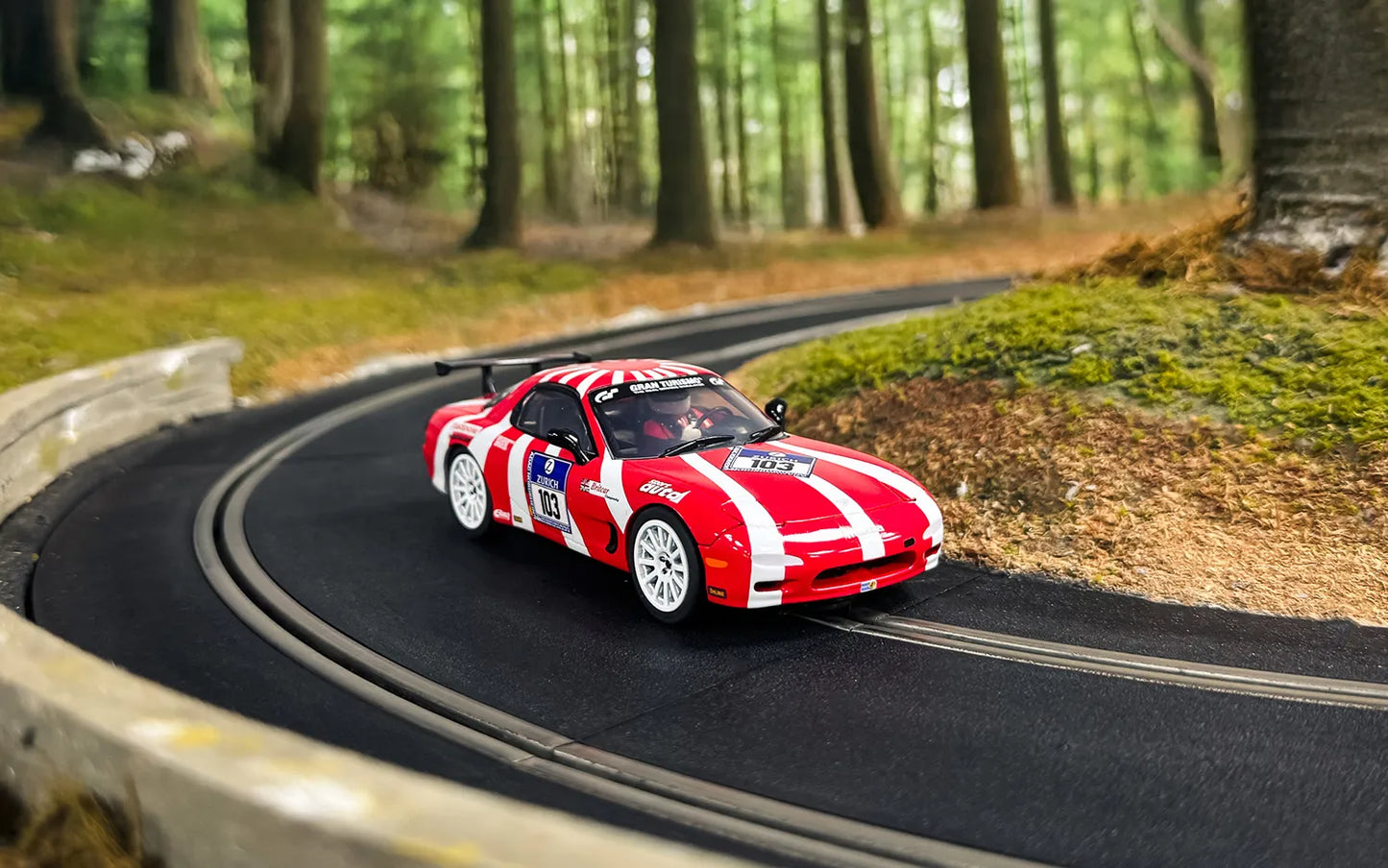 Scalextric C4626 Mazda RX7 FD - Nurburgring 24hrs 2007