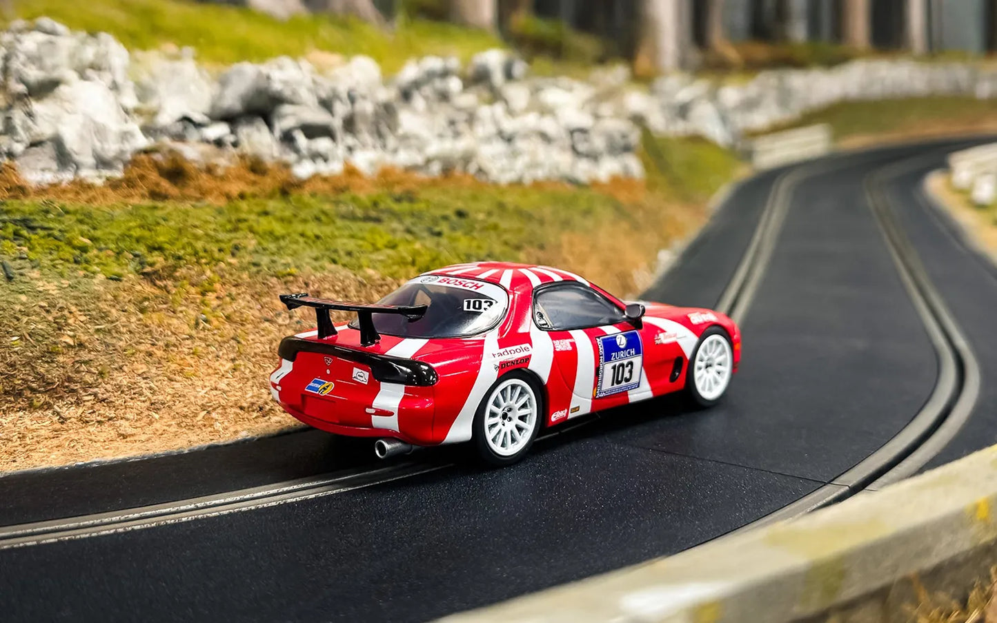 Scalextric C4626 Mazda RX7 FD - Nurburgring 24hrs 2007