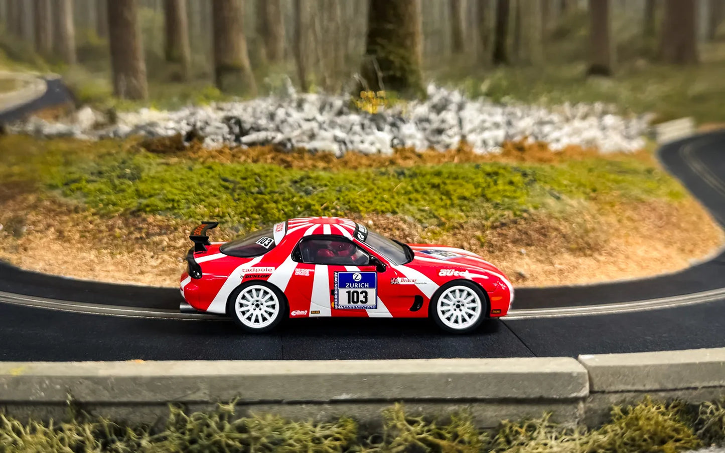 Scalextric C4626 Mazda RX7 FD - Nurburgring 24hrs 2007