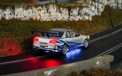 Scalextric C4674 Nissan Skyline GT-R R34 - 2 Fast 2 Furious
