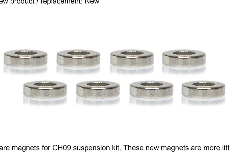 Neodimium magnet for CH09 Ø4x1mm (8x) (CN08)