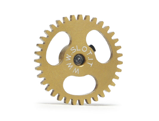 slot.it 35 teeth, lightened, hex screw M2, ergal, Ø18mm (GS1835)