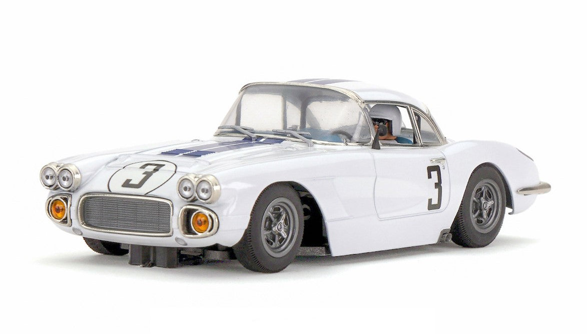 MR SLOT MR1502 CHEVY CORVETTE C1 #3 TEAM CUNNINGHAM '60 Le Mans