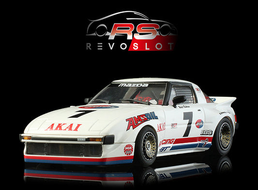 RevoSlot	RS0281	MAZDA RX-7 Racing Beat #7 1980 IMSA GTU Championship winning