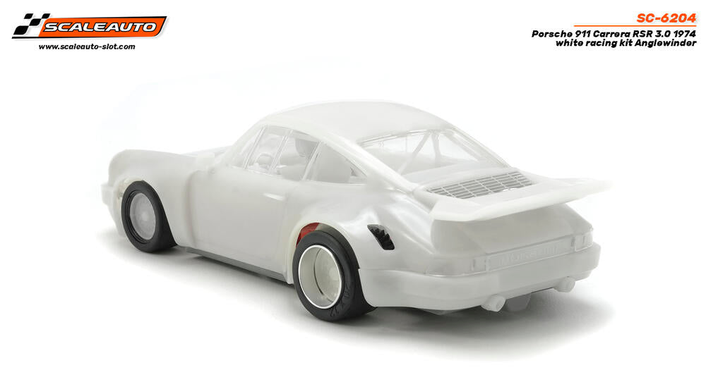 Scaleauto SC-6204 Porsche 911 Carrera RSR 3.0 1974 White Racing Kit Anglewinder