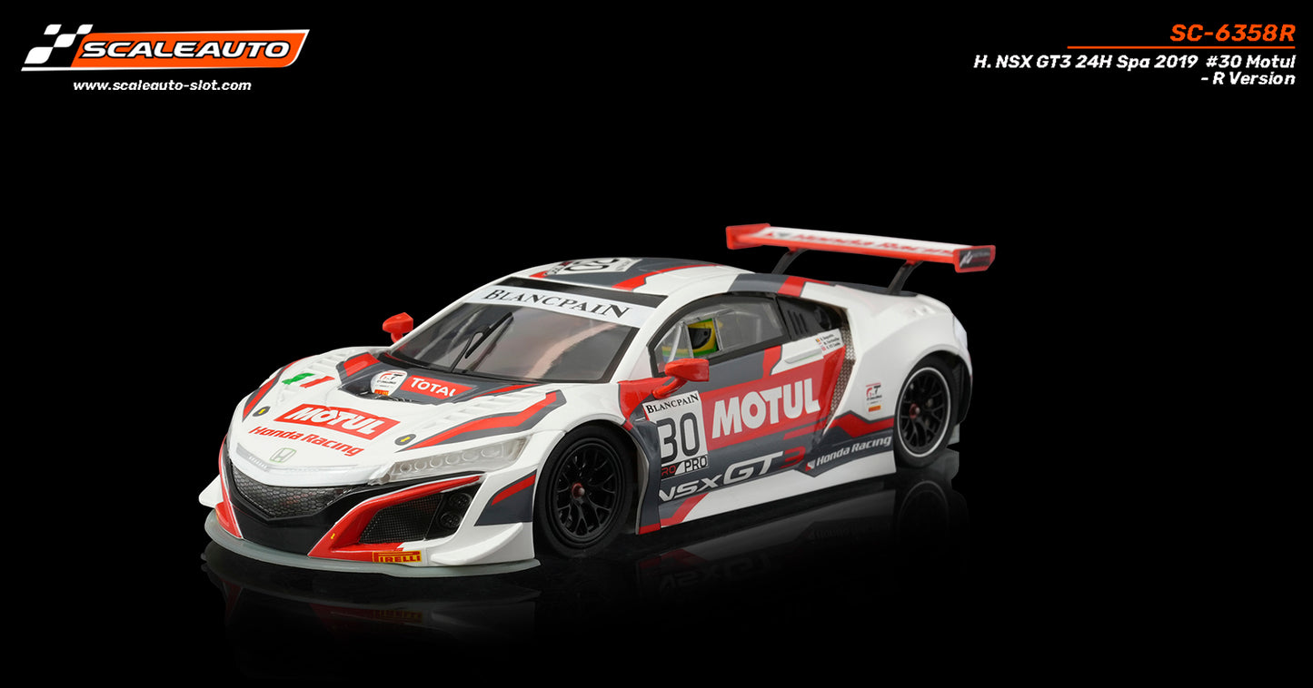 Scaleauto SC-6358R HONDA NSX GT3 24H Spa 2019 #30 Motul