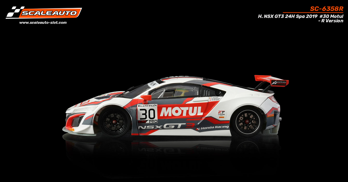 Scaleauto SC-6358R HONDA NSX GT3 24H Spa 2019 #30 Motul