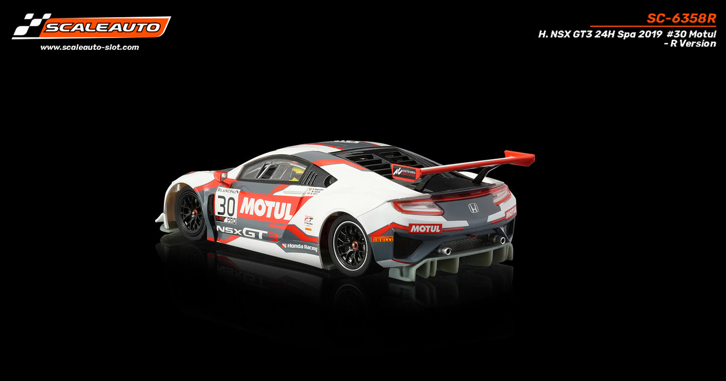 Scaleauto SC-6358R HONDA NSX GT3 24H Spa 2019 #30 Motul