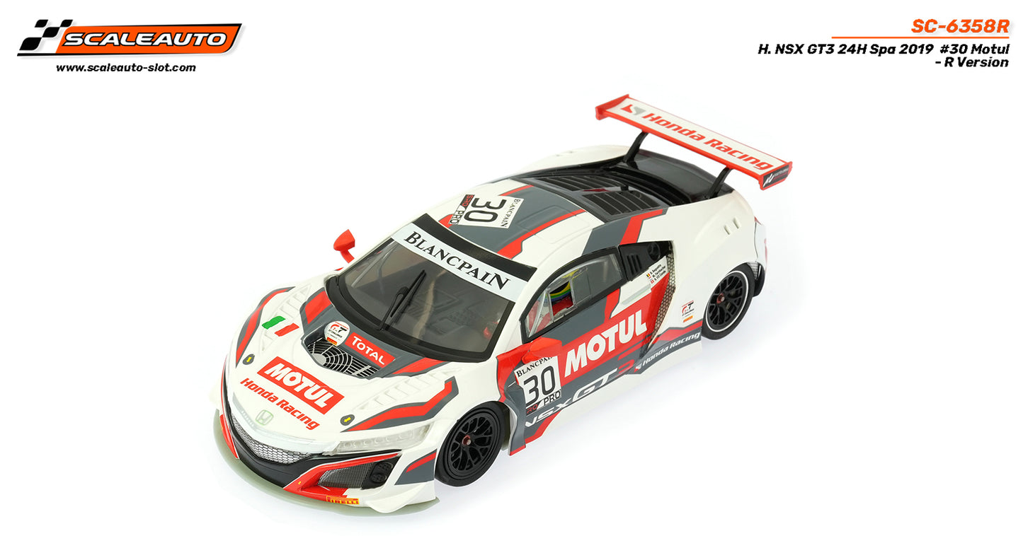 Scaleauto SC-6358R HONDA NSX GT3 24H Spa 2019 #30 Motul
