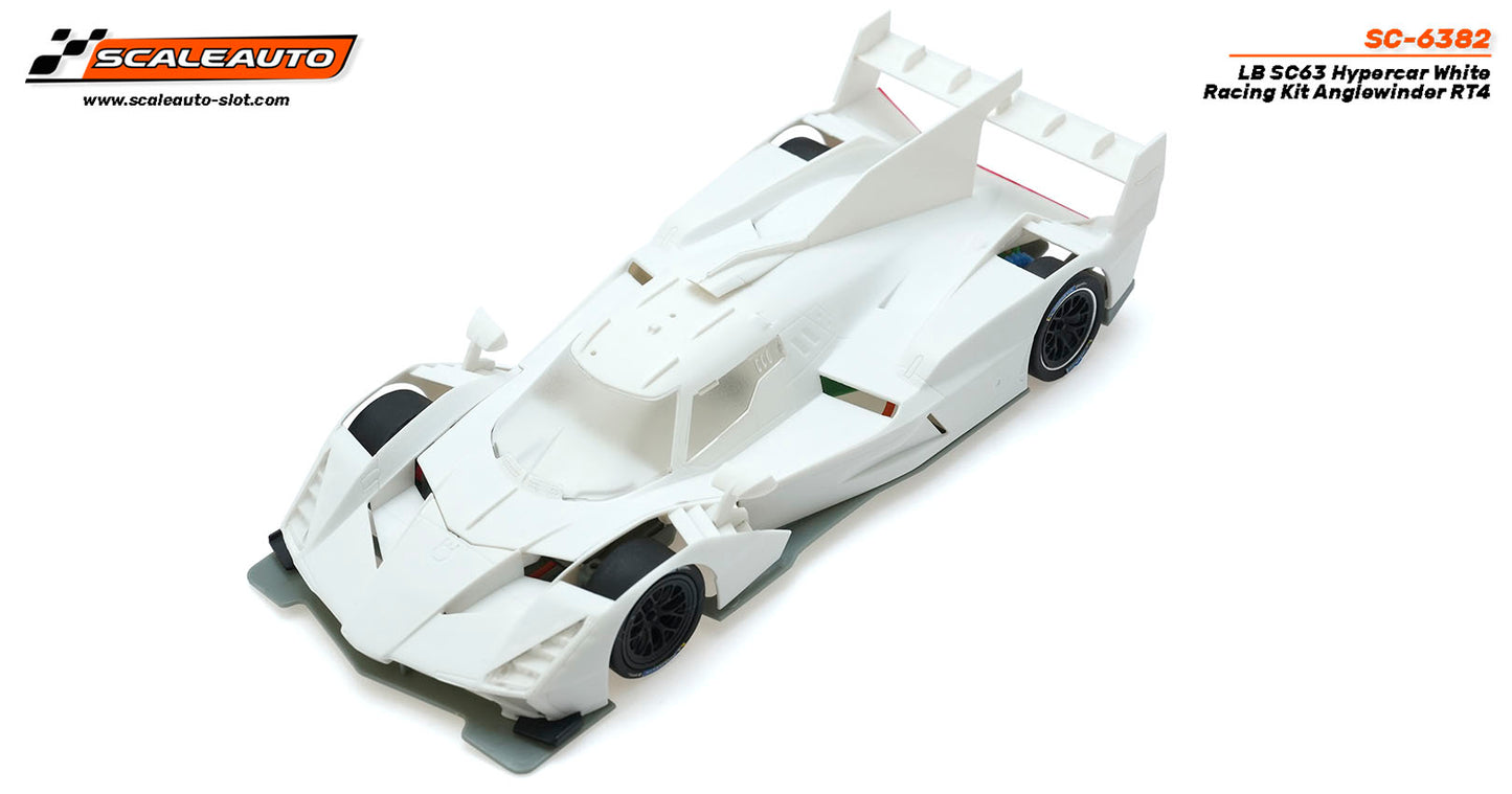 Scaleauto SC-6382R Lamborghini SC63 Hypercar White Racing Kit