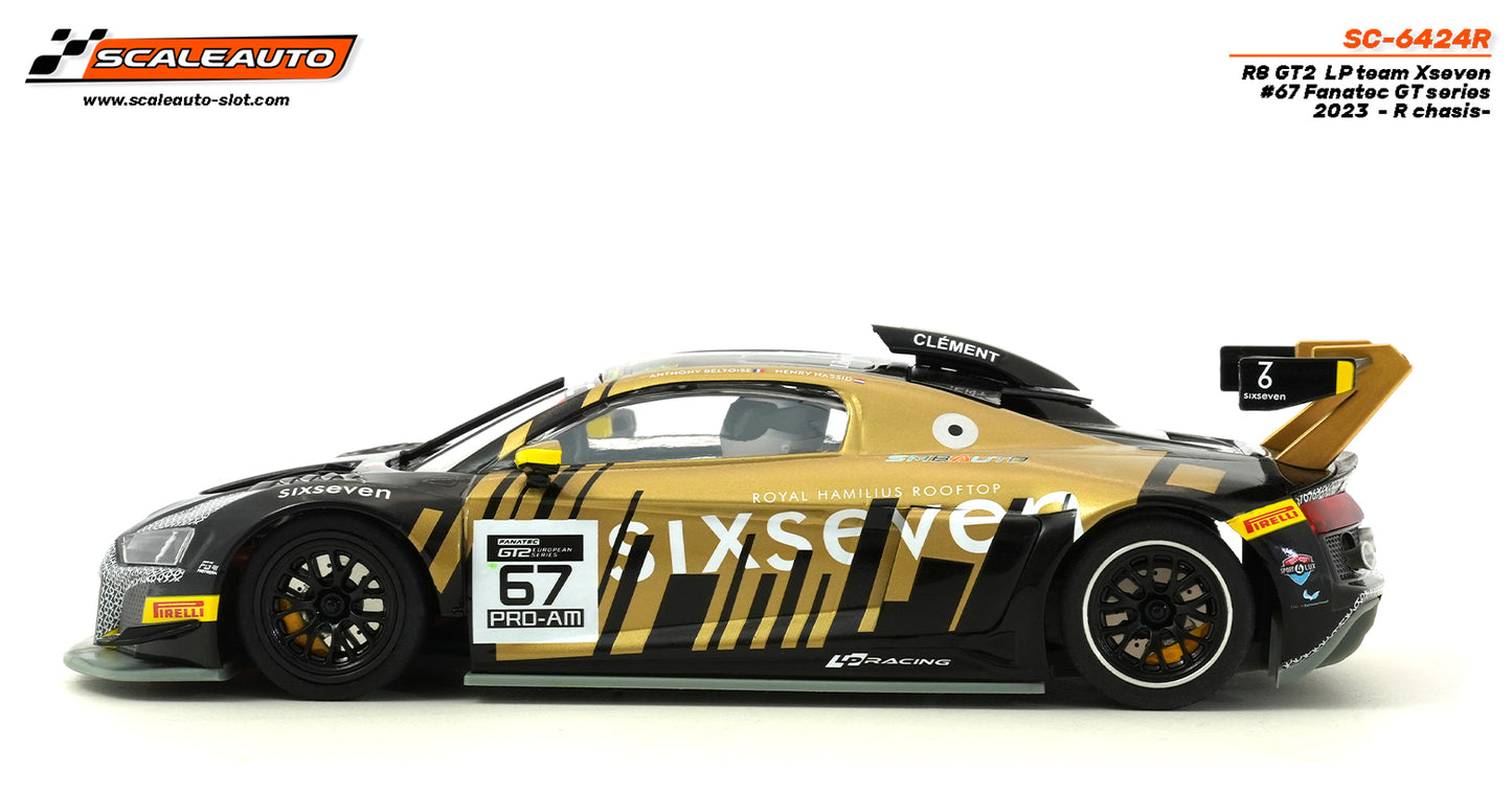 [Pre Order]  ScaleAuto SC-6424R Audi R8 GT2 LP team Xseven #67 Fanatec GT series 2023