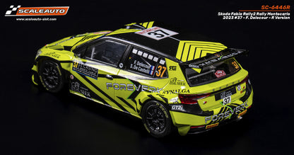 ScaleAuto SC-6446R Skoda Fabia Rally2 Rally Montecarlo 2023 #37 - F. Delecour - R Version