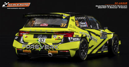 ScaleAuto SC-6446R Skoda Fabia Rally2 Rally Montecarlo 2023 #37 - F. Delecour - R Version