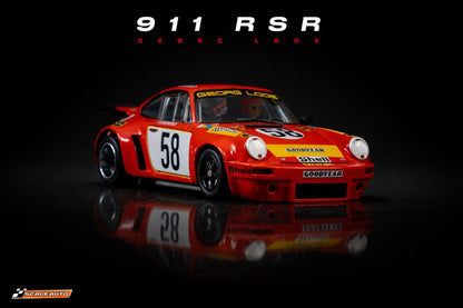 Scaleauto SC-6121R Porsche 911 RSR 3.0 24h Le Mans 1975 #58 Georg Loos