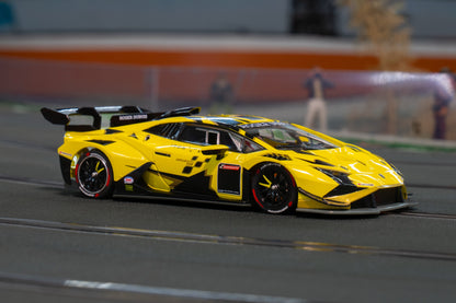 [Pre Order]  ScaleAuto SC-6427c Lamborghini Huracan Supertrofeo Evo2 Cup Version Yellow