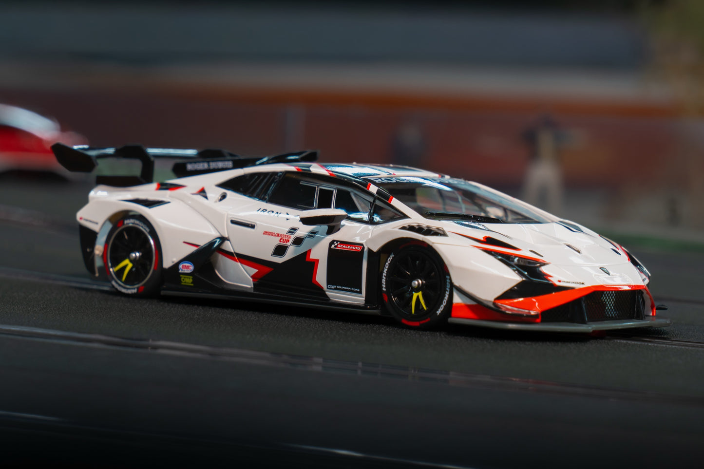 [Pre Order] ScaleAuto SC-6427d Lamborghini Huracan Supertrofeo Evo2 Cup Version white