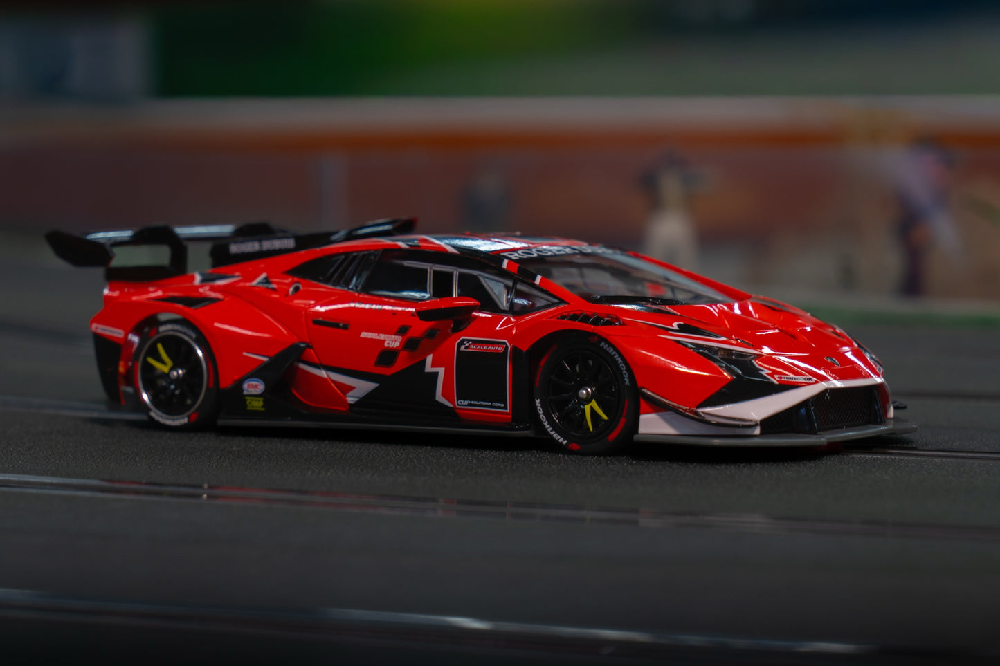 [Pre Order] ScaleAuto SC-6427e Lamborghini Huracan Supertrofeo Evo2 Cup Version Red