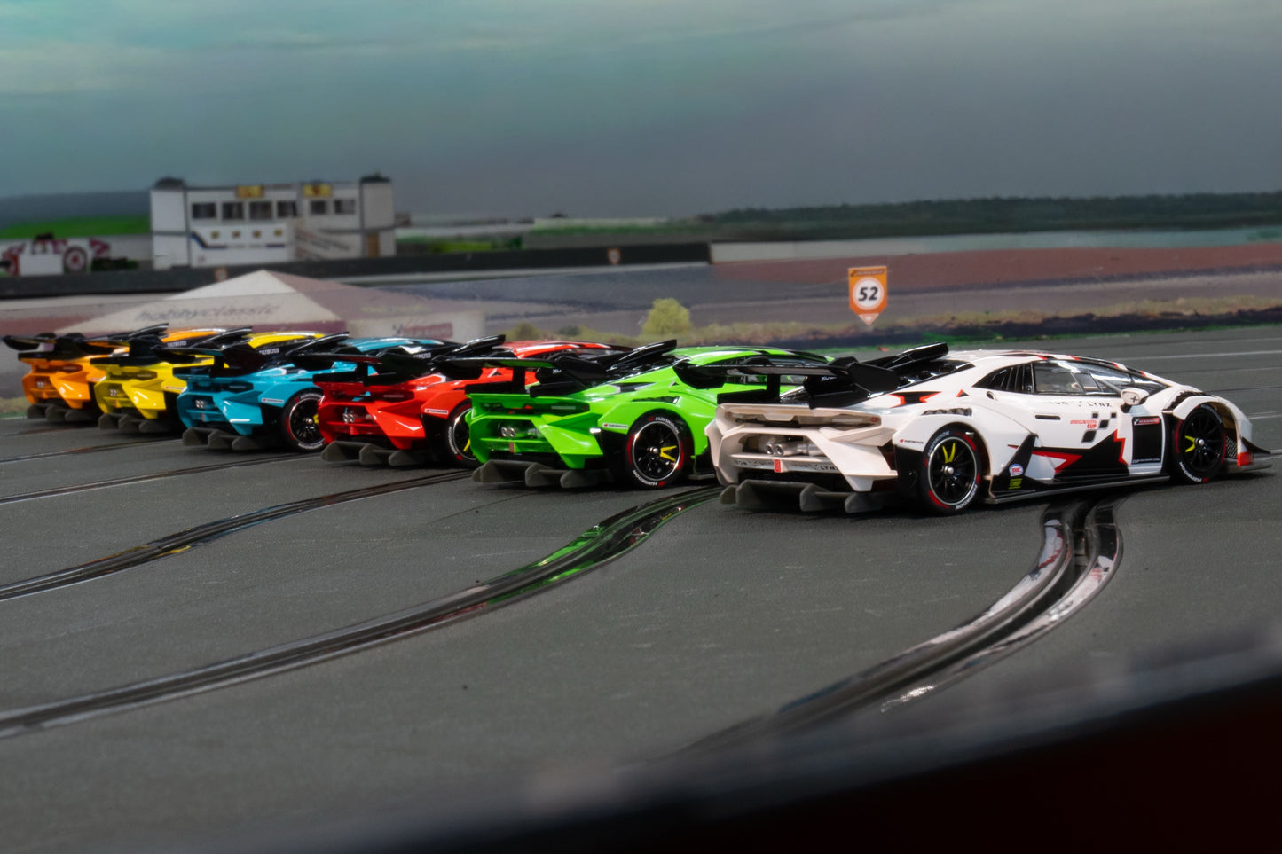 [Pre Order]  ScaleAuto SC-6427c Lamborghini Huracan Supertrofeo Evo2 Cup Version Yellow
