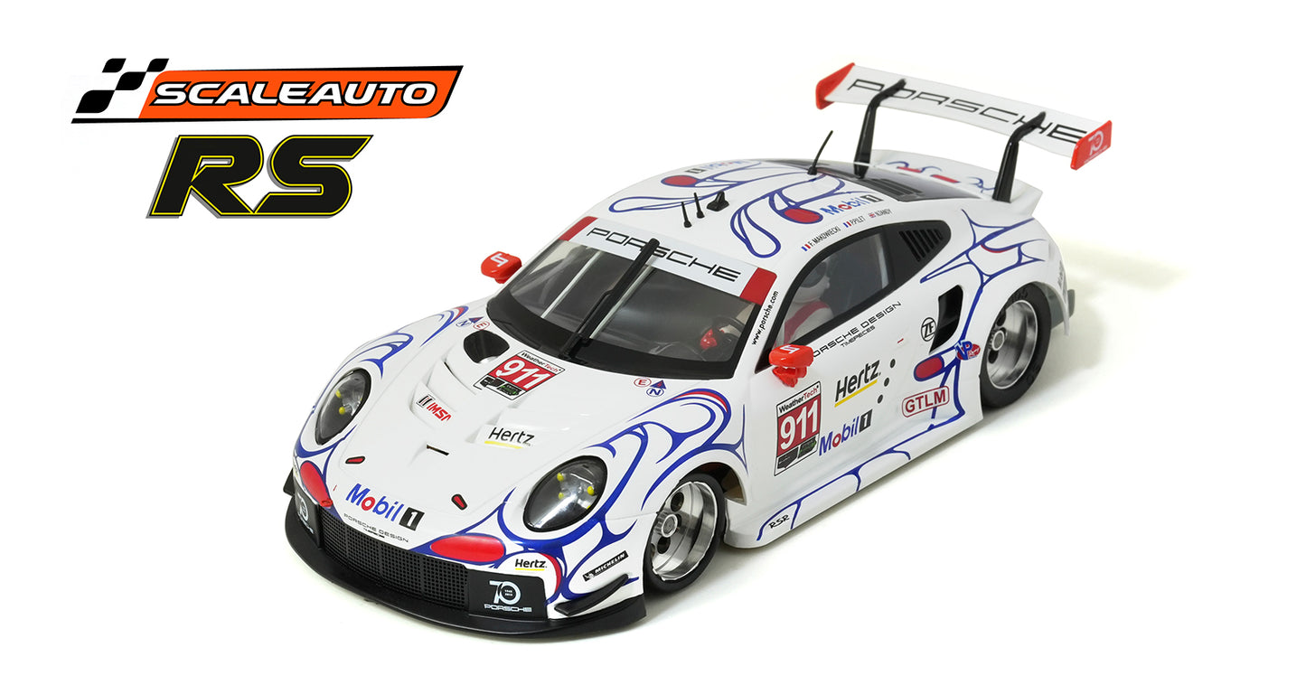 ScaleAuto SC-6244RS Porsche 911.2 RSR GT3 PetitLM 2018 #911 Psycodelic Supersports